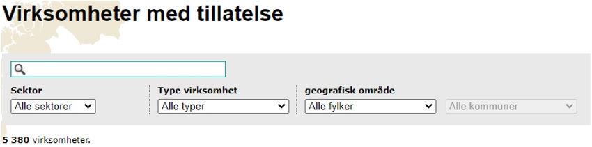 Verksemder med l&oslash;yve