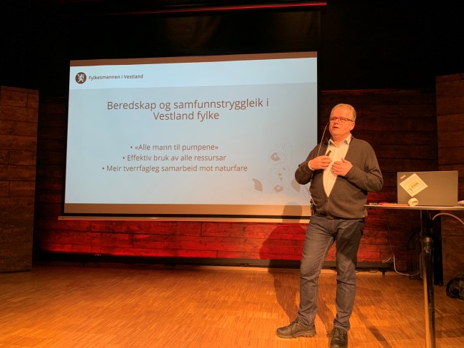 Haavard Stensvand frå Fylkesmannen i Vestland Haavard Stensvand frå Fylkesmannen i Vestland