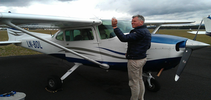 Skogbrannfly fra Eggemoen og Ringerike flyklubb