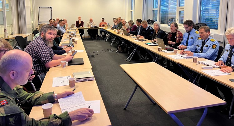 Bilde fra møte i Fylkesberedskapsrådet