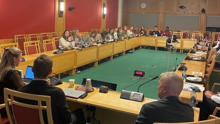 Det ble en spennende og lærerik dag for ungdommene.
