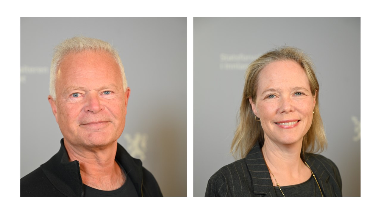 portrett av mann og dame