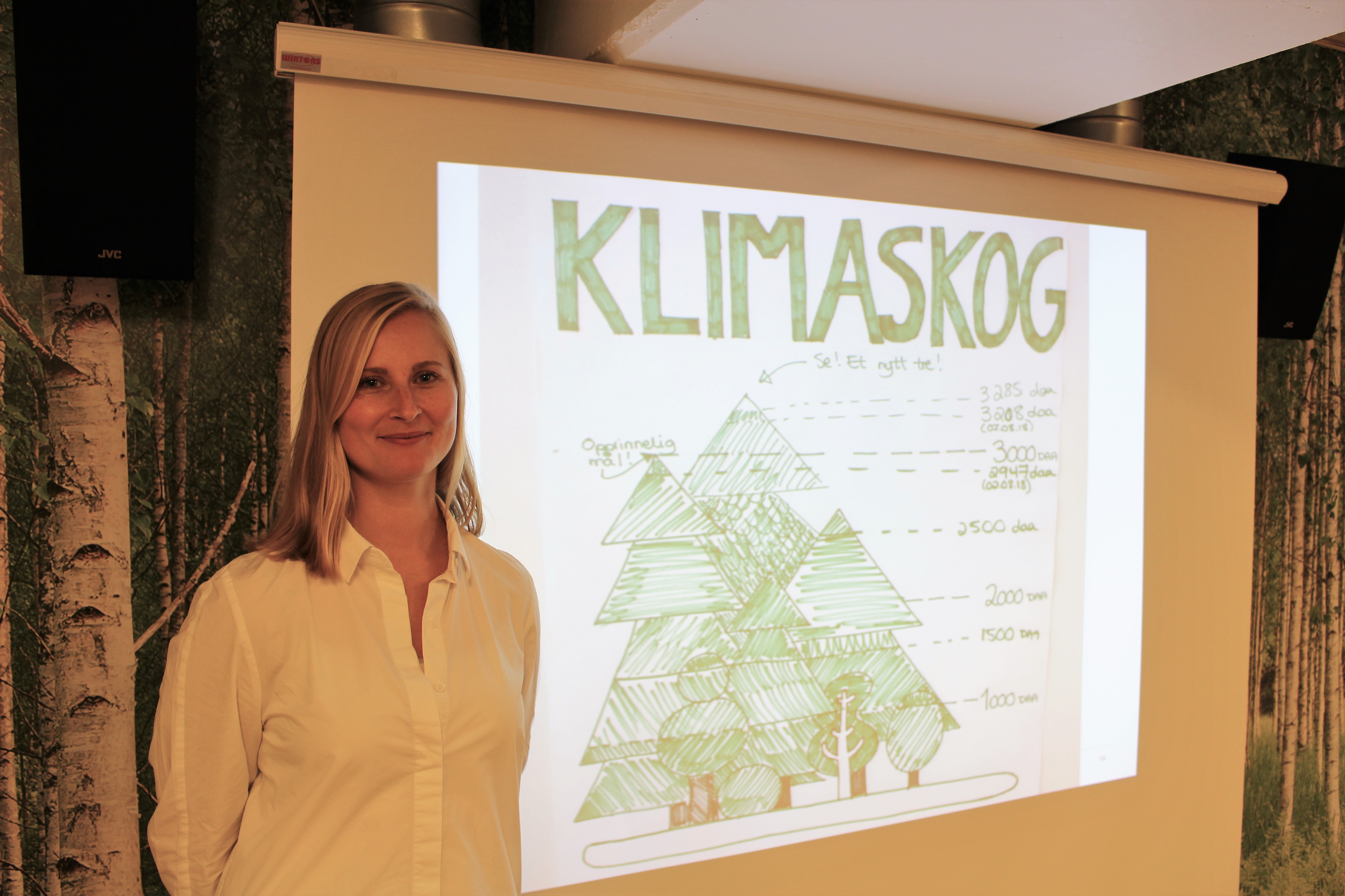 Prosjektleiar Ingeborg Anker-Rasch presenterte resultata frå pilotfasen. Prosjektleiar Ingeborg Anker-Rasch presenterte resultata frå pilotfasen.