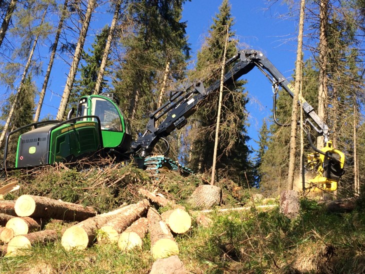 Bilde av hogstmaskin