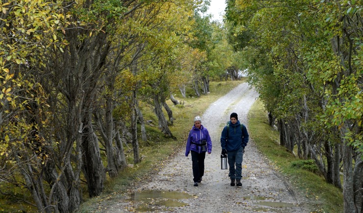 Ut for &aring; l&aelig;re om kystnatur. Foto: Beate Sundg&aring;rd