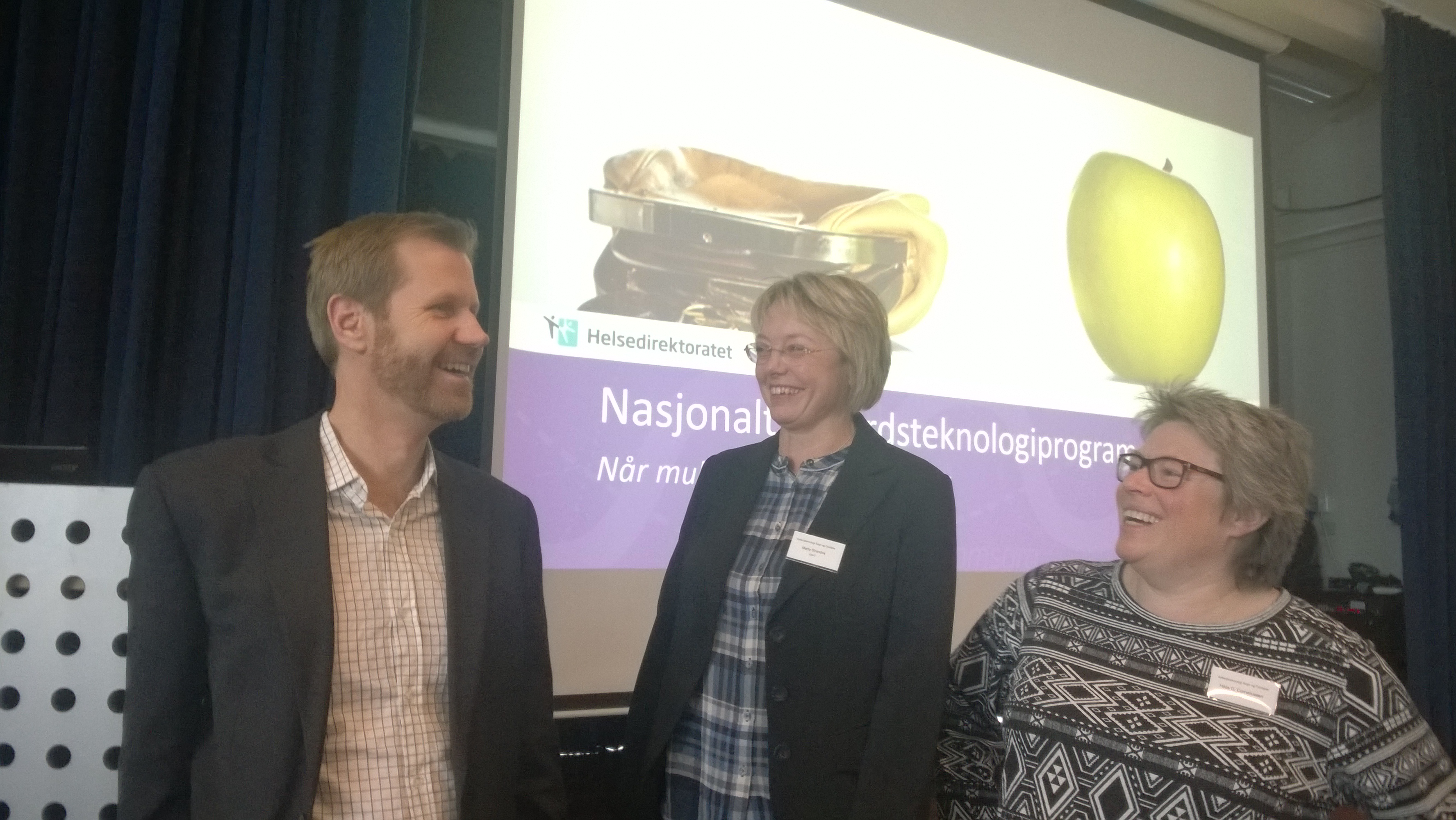 F.v.: Gunnar Hæreid, Marta Strandos og Hilde Corneliussen. 
